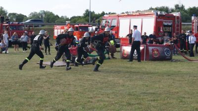 Zdjęcie z zawodów sportowo-pożarniczych